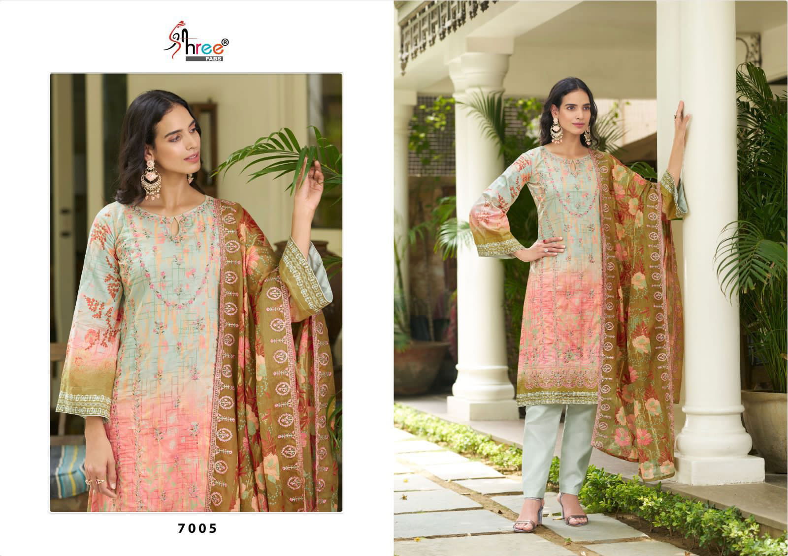 Bin Saheed Lawn Collection 7 Pure Lawn Pakistani Dress Material